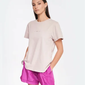 Golden Goose Tee-shirt Journey Coton Rose Shadow offre spéciale 11