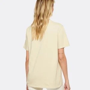 Top ventes Golden Goose Tee-shirt Journey Coton Beige 15