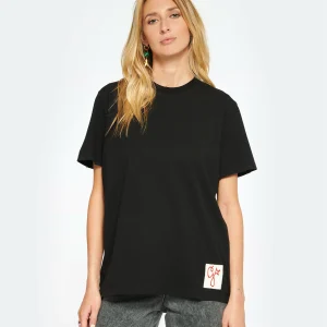 Golden Goose Tee-shirt Golden Coton Noir Vintage fashion pas cher 11