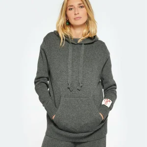 boutique pas cher Golden Goose Sweatshirt Hoodie Golden Cachemire Gris 11