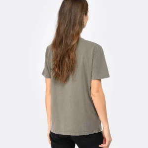 Boutique Golden Goose Tee-shirt Golden Coton Vert Olive 13