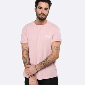 REMISE allant jusqu. Golden Goose Tee-shirt Star Homme Coton Rose 14