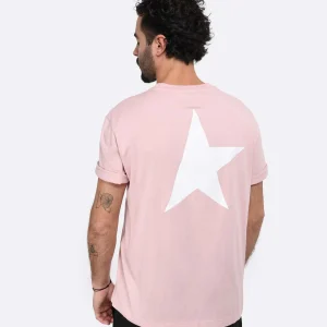 REMISE allant jusqu. Golden Goose Tee-shirt Star Homme Coton Rose 16