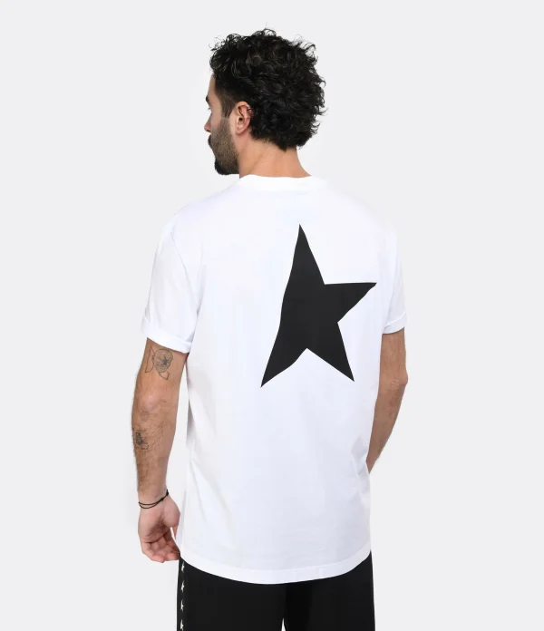 Golden Goose Tee-shirt Étoile Homme Coton Blanc Noir meilleur cadeau 5