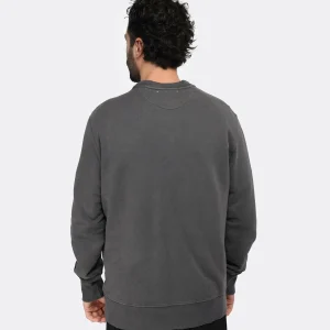 Golden Goose Sweatshirt Golden Homme Coton Gris Anthracite meilleur cadeau 13