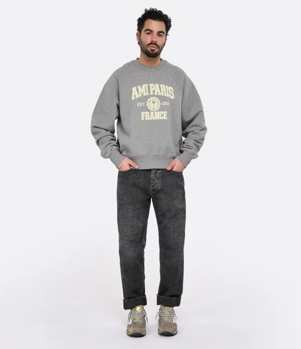 Golden Goose Jean Journey Homme Coton Gris Meilleur Service 4