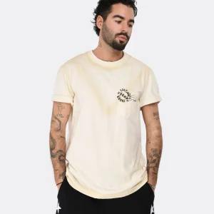 Golden Goose Tee-shirt Journey Homme Coton Écru magasin en ligne france 11