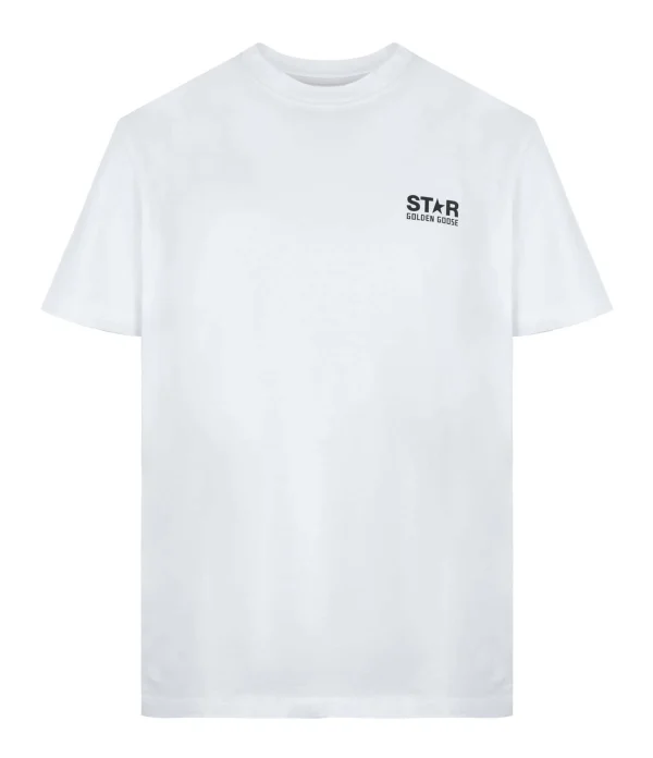 ultratendance Golden Goose Tee-shirt Big Star Homme Coton Blanc 1