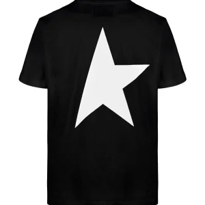 Golden Goose Tee-shirt Big Star Coton Noir Blanc Achat 10