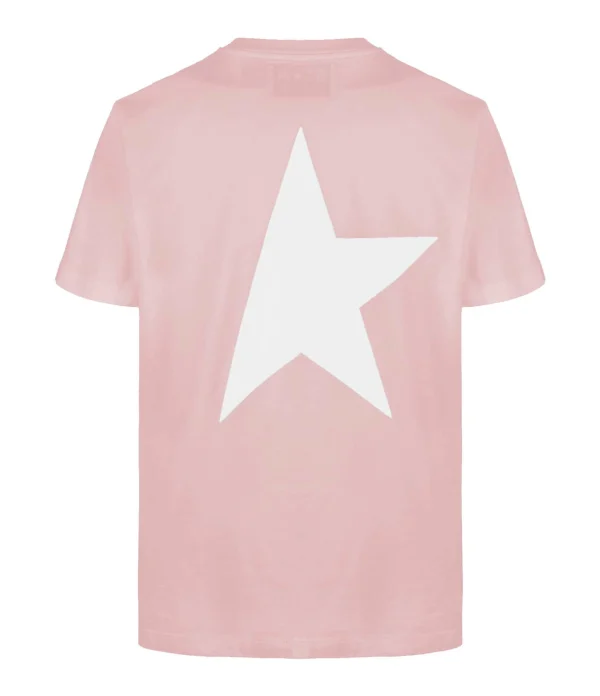 REMISE allant jusqu. Golden Goose Tee-shirt Star Homme Coton Rose 3