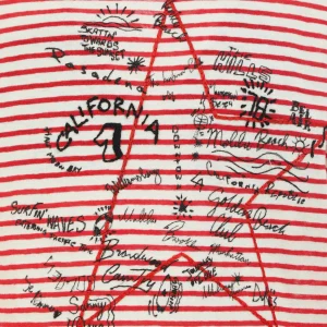 Golden Goose Tee-shirt Golden Coton Rayures Rouge Blanc site pas cher 9