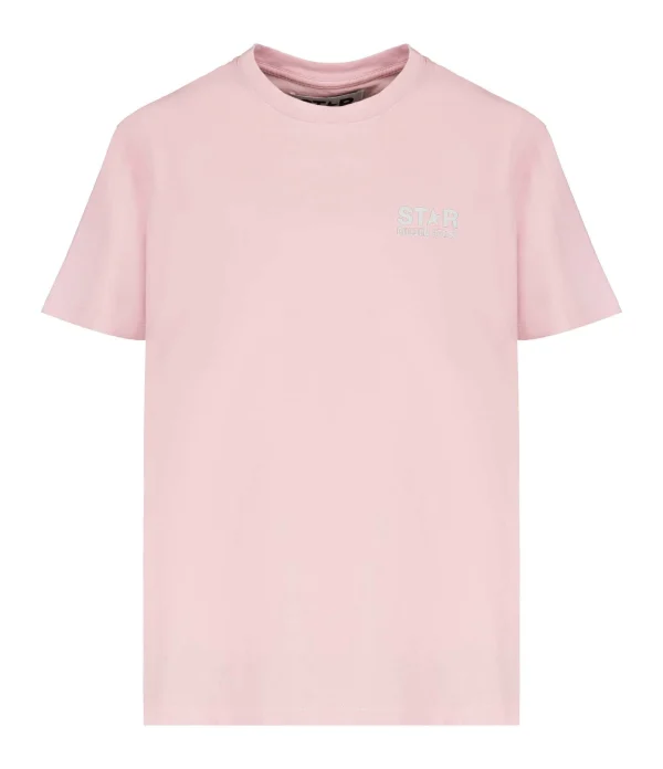 REMISE allant jusqu. Golden Goose Tee-shirt Star Homme Coton Rose 1