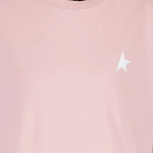 shopping pas cher Golden Goose Tee-shirt Étoile Coton Rose Blanc 9