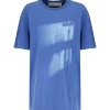 Golden Goose Tee-shirt Journey Homme Coton Bleu soldes luxe 17