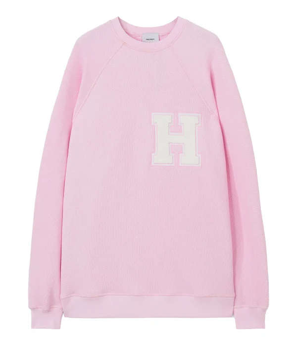 HALFBOY Pull Coton Rose en solde 1