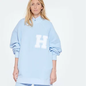 Neuve avec étiquette HALFBOY Pull Coton Baby Blue 8