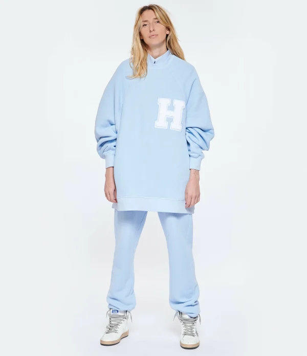 Neuve avec étiquette HALFBOY Pull Coton Baby Blue 4