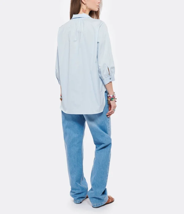 mode pas cher HANA SAN Blouse Melissa Bleu Ciel 6