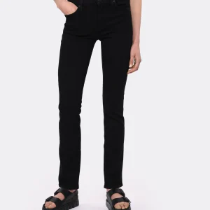 site pas cher Hudson Jeans Jean Nico Midrise Straight Noir 14