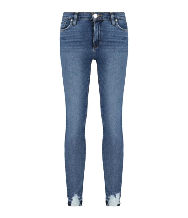 grossiste en ligne Hudson Jeans Jean Nico Midrise Super Skinny Crop Bleu Shortwave 1