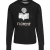 MARANT ÉTOILE Tee-shirt Klowia Lin Noir Argenté Rose garantie de qualité 19