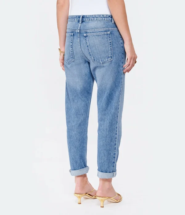 MARANT ÉTOILE Jean Neasr Coton Bleu Clair marque pas cher 6