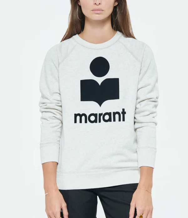 Authentic Original licence MARANT ÉTOILE Sweatshirt Milly Coton Écru 4