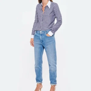 MARANT ÉTOILE Jean Neasr Coton Bleu Clair marque pas cher 22