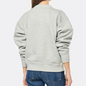 MARANT ÉTOILE Sweatshirt Moby Coton Gris Dernières Nouveautés 16