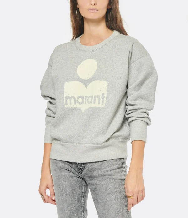 MARANT ÉTOILE Sweatshirt Mobyli Coton Gris comparez les prix 4