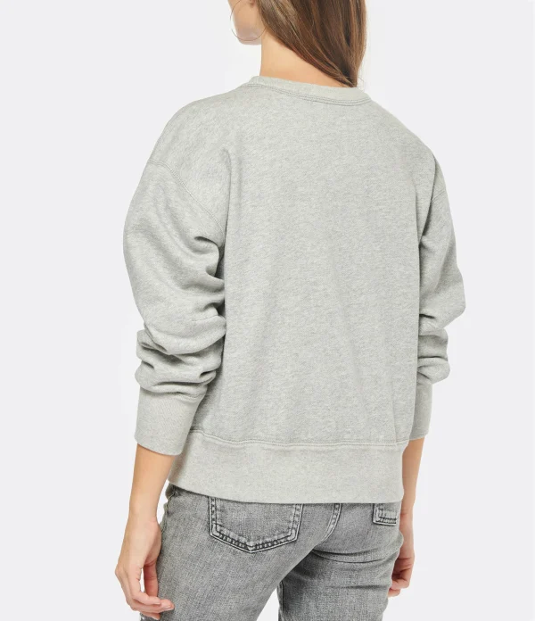 MARANT ÉTOILE Sweatshirt Mobyli Coton Gris comparez les prix 6