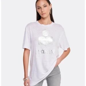 soldes officiel MARANT ÉTOILE Tee-shirt Zewel Lin Blanc 8