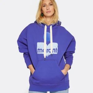 MARANT ÉTOILE Sweatshirt Mansel Coton Bleu Électrique soldes de Noël 11