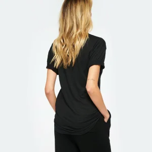 MARANT ÉTOILE Tee-shirt Koldi Lin Noir Argenté vente en ligne 15