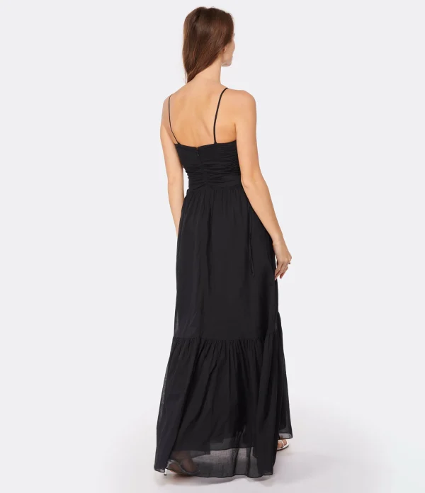 Paiement sécurisé MARANT ÉTOILE Robe Longue Giana Coton Noir 5