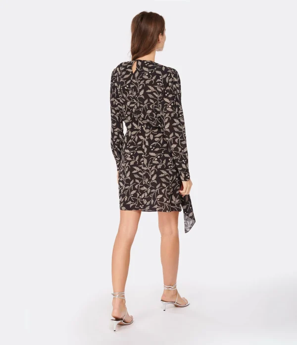 MARANT ÉTOILE Robe Courte Dulce Noir Vente 5