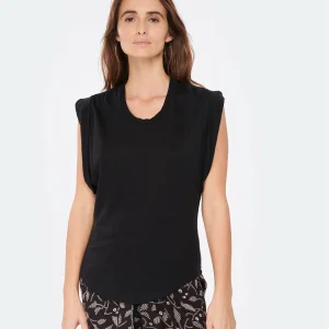 MARANT ÉTOILE Tee-shirt Kotty Lin Noir luxe soldes 11