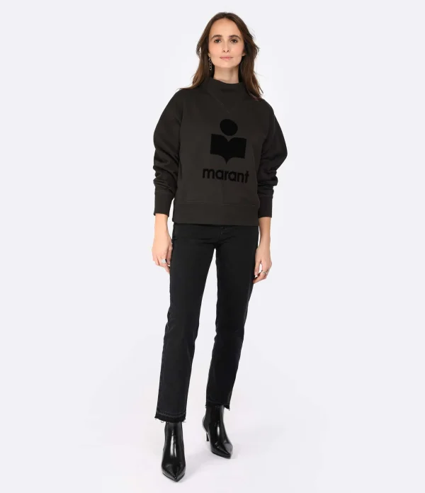 MARANT ÉTOILE Jean Belden Coton Noir Délavé magasin en ligne 9