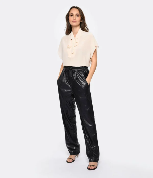 MARANT ÉTOILE Pantalon Brina Noir Midnight Distributeur Officiel 7