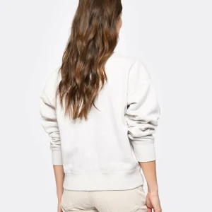 marques de renommée MARANT ÉTOILE Sweatshirt Mobyli Coton Écru 15