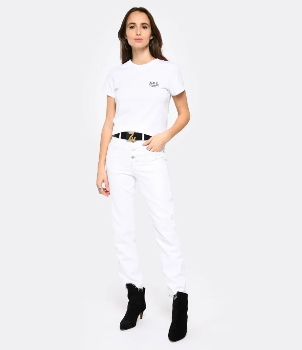 mode pas chere MARANT ÉTOILE Jean Belden Coton Blanc 8