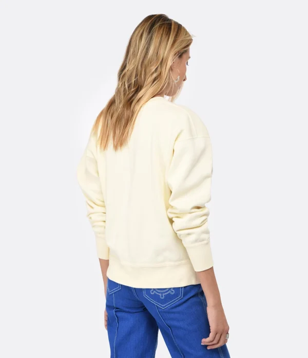 vente en ligne pas cher MARANT ÉTOILE Sweatshirt Mobyli Coton Vanille 5