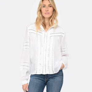 MARANT ÉTOILE Top Metina Blanc magasin paris 11