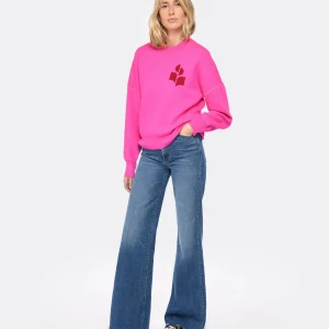 MARANT ÉTOILE Pull Atlee Coton Rose Néon grossiste 15