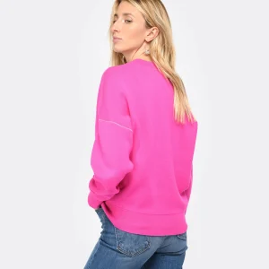 MARANT ÉTOILE Pull Atlee Coton Rose Néon grossiste 13