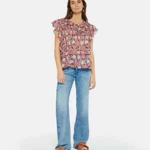 MARANT ÉTOILE Top Layona Coton Fleuri exclusivement disponibles 15