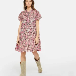 Top ventes MARANT ÉTOILE Robe Lanikaye Coton Multicolore 10