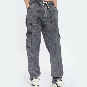 outlet MARANT ÉTOILE Pantalon Viamao Coton Gris 15