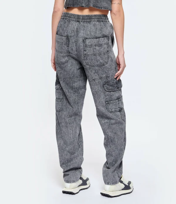 outlet MARANT ÉTOILE Pantalon Viamao Coton Gris 6