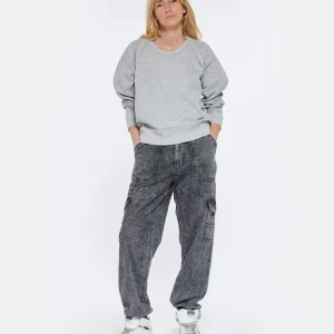 outlet MARANT ÉTOILE Pantalon Viamao Coton Gris 21